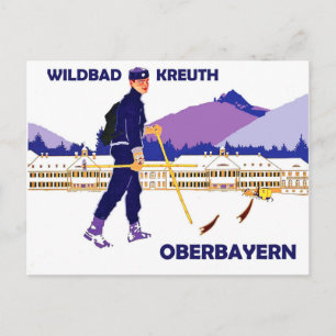 Postal Deportes de invierno en Wildbad - kreuth, Oberbaye