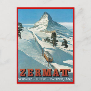 Postal Deportes de invierno, Ski Zermatt, Suiza