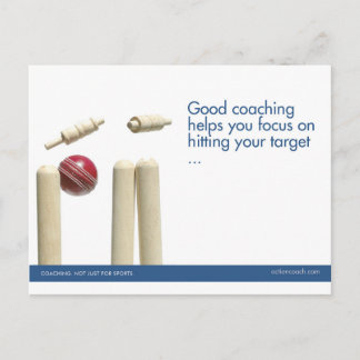 Postal deportiva de cricket