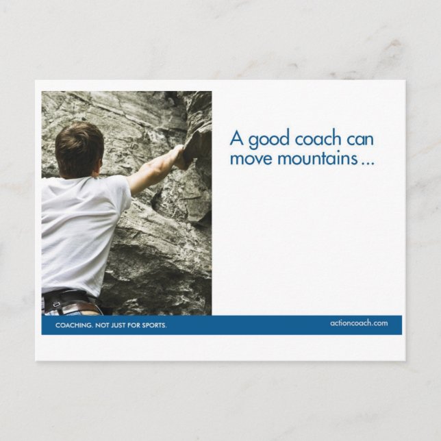 Postal deportiva de escalada (Anverso)