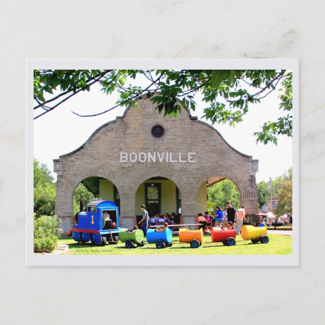 Postal Depósito de Boonville por Kathy Cornett (Anverso)