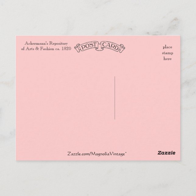 Postal Depósito de Promenade Dress Ackermann (Reverso)