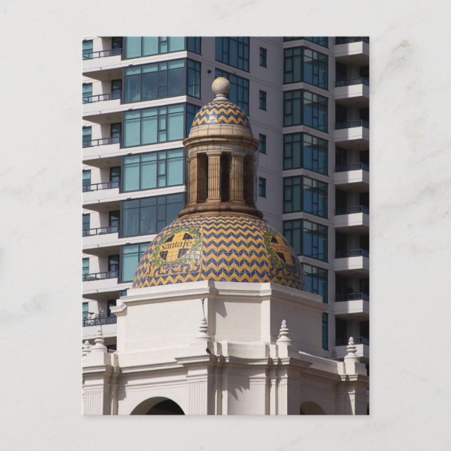 Postal Depósito Santa Fe En San Diego, El Tren De Amtrak (Anverso)