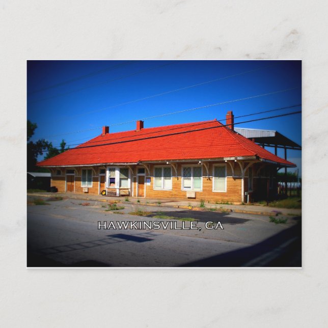 Postal DEPOT - Hawkinsville, Georgia (Anverso)
