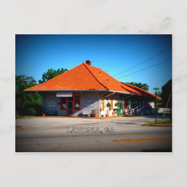 Postal DEPOT - Lavonia, Georgia (Anverso)
