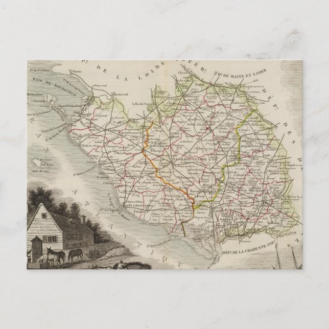 Postal Dept. De La Vendee (Anverso)