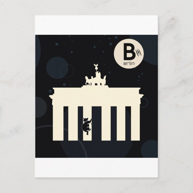 Postal Der Bär auf Berlin - Brandenburger Tor (Anverso)