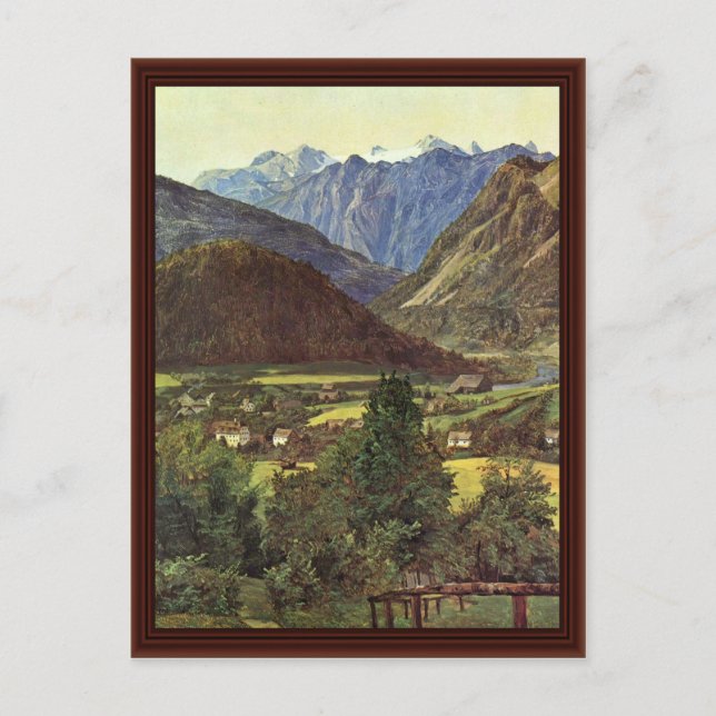 Postal Der Dachstein Por Sophie Place Desde (Anverso)