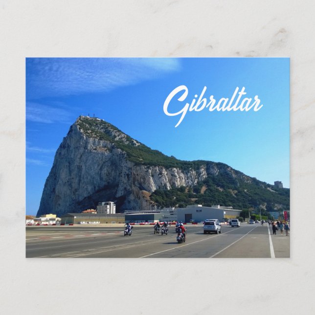 Postal Der Fels von Gibraltar (Anverso)