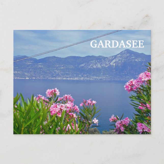 Postal Der Gardasee-Italien (Anverso)