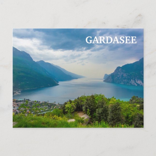 Postal Der Gardasee-Italien (Anverso)