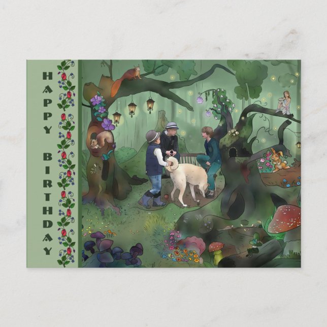 Postal Der geheime Ort (Anverso)