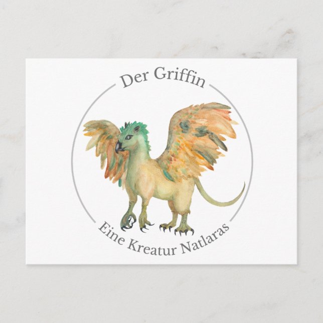 Postal Der Griffin - Eine Kreatur Natlaras (Anverso)