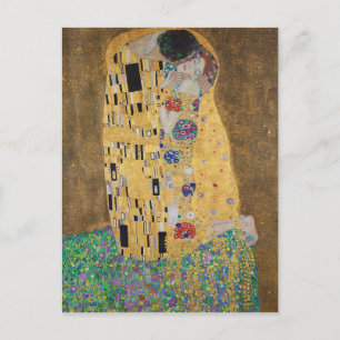 Postal Der Kuss (Liebespaar) El beso (a los amantes) 1908
