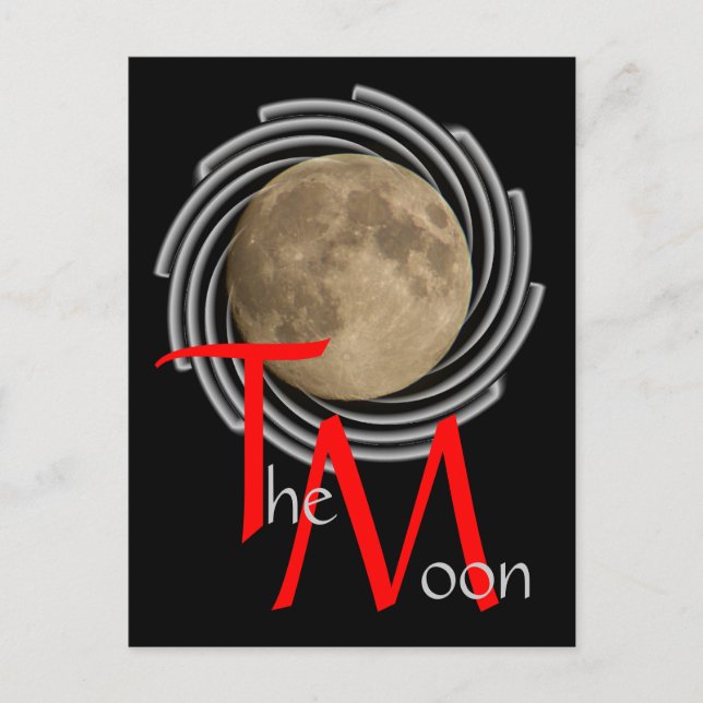 Postal Der Mond, la lune, la luna, la luna Postkarte (Anverso)