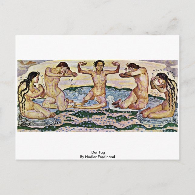 Postal Der Tag De Hodler Ferdinand (Anverso)