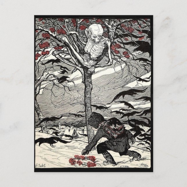 postal Der Tod im Baum (Anverso)