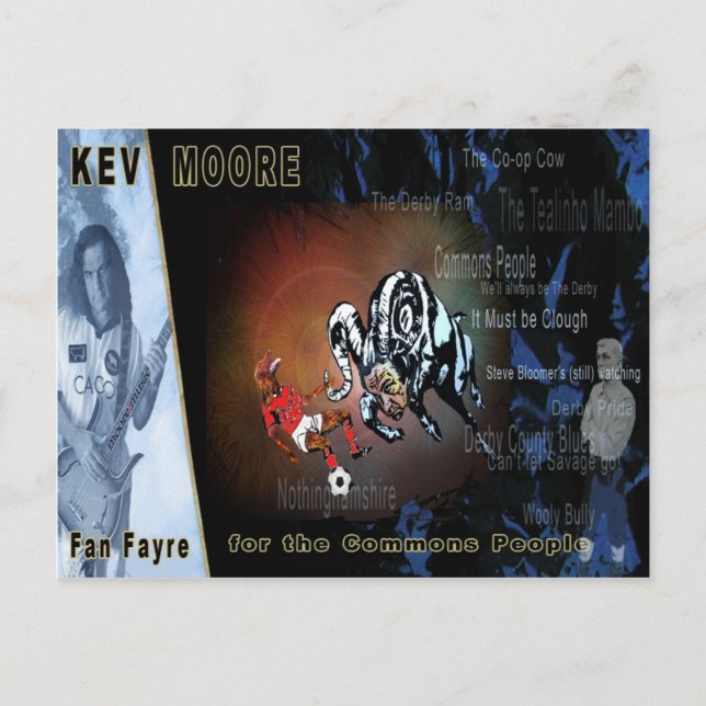 Postal "Derby Fan Fayre" (Anverso)