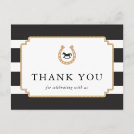 Postal Derby Personalizado Gracias Postcard Baby Shower