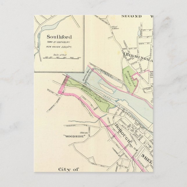 Postal Derby, Shelton (Anverso)