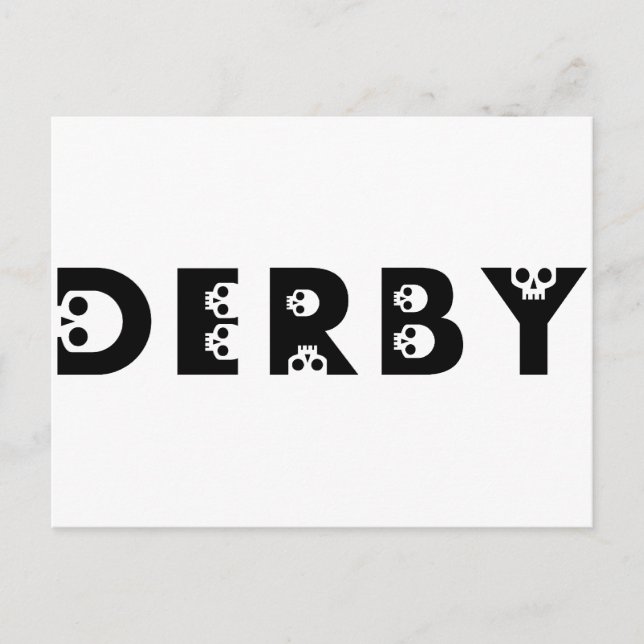 Postal derby : skullphabet (Anverso)