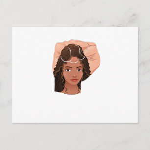 Postal Derechos Civiles Movimiento de Historia Negra Gif