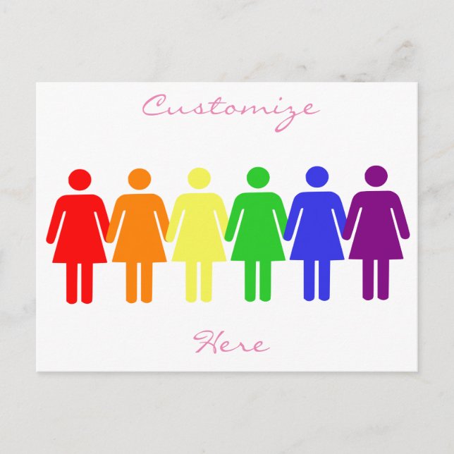 Postal derechos de la mujer 2017 LGBTQIA Thunder_Cove (Anverso)