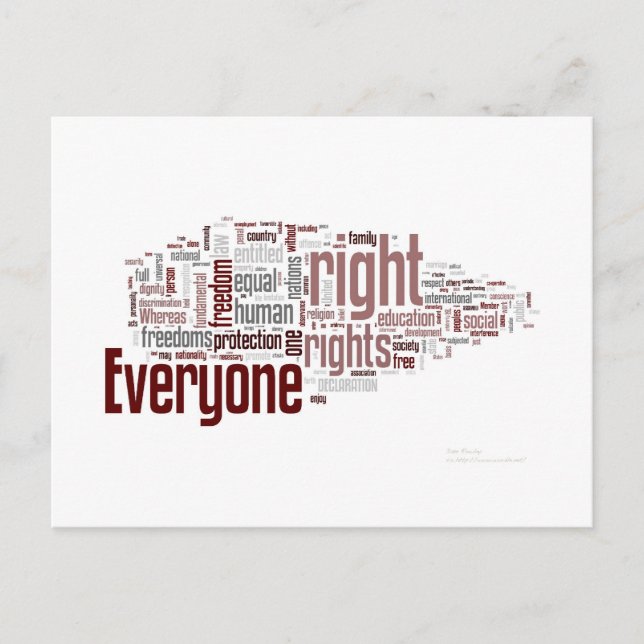 Postal Derechos Humanos (Anverso)