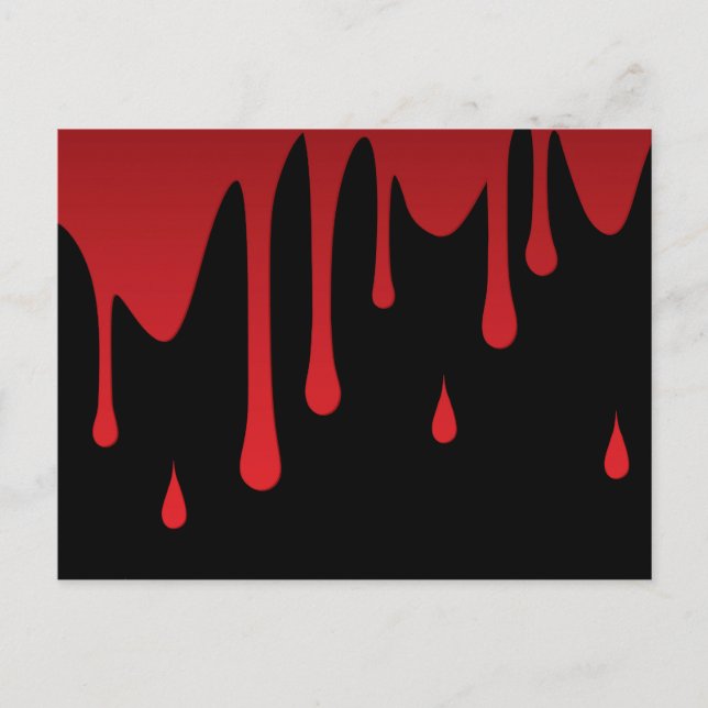 Postal Derrame de sangre (Anverso)