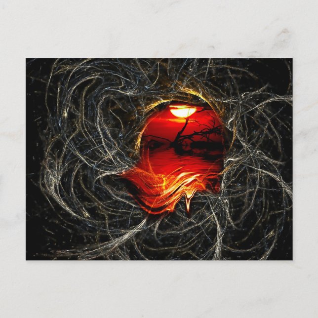 Postal derretimiento de la estación Postcard (Anverso)