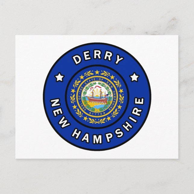 Postal Derry New Hampshire (Anverso)