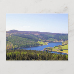 Postal Derwent Reservoir, Derbyshire, Inglaterra