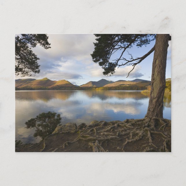 Postal Derwentwater, Distrito de los Lagos, Cumbria, Ingl (Anverso)