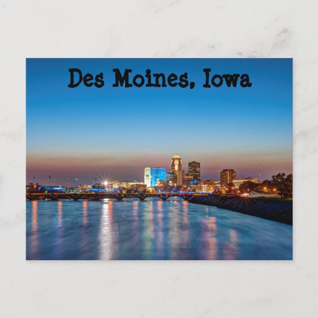 Postal Des Moines (Anverso)
