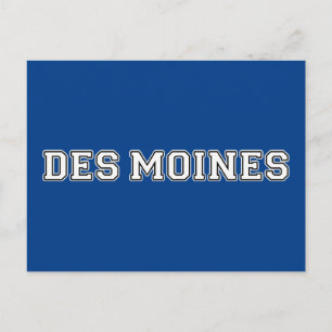 Postal Des Moines Iowa