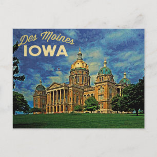 Postal Des Moines Iowa
