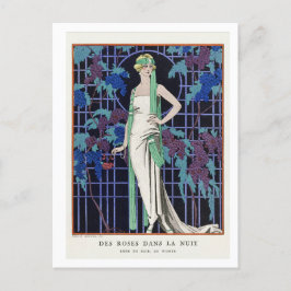 Postal Des robes dans la nuit: por Barbier