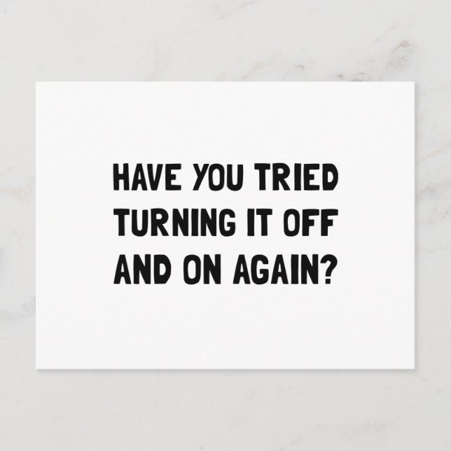 Postal Desactivado Y Activado De Nuevo (Anverso)