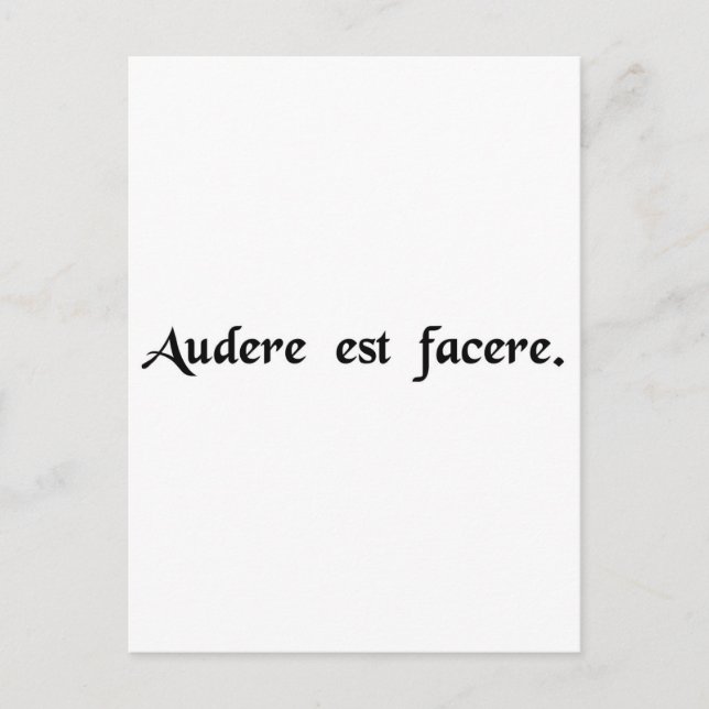 Postal Desafiar es hacer. (Anverso)