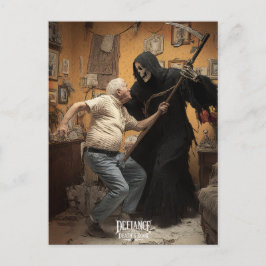 Postal Desafío en la puerta de la muerte - Marty