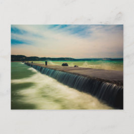 Postal Desagüe, puerto de Frankfort, Michigan