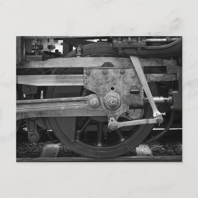 Postal Desaparición de los azules de los ferrocarriles (Anverso)