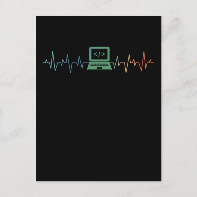 Postal Desarrollador de TI Informática Programador de Sof (Anverso)