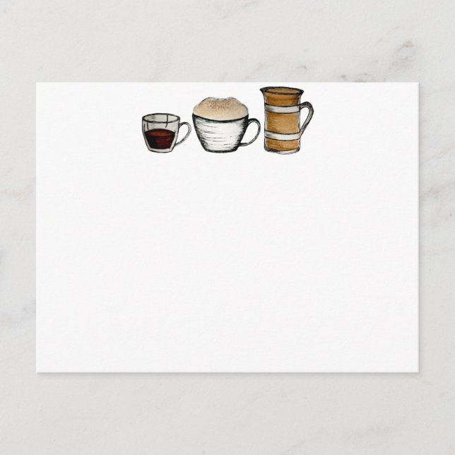 Postal Desayuno, almuerzo y cena (Anverso)