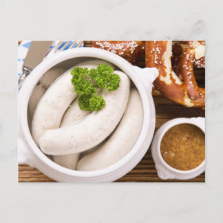 Postal Desayuno bávaro weisswurst