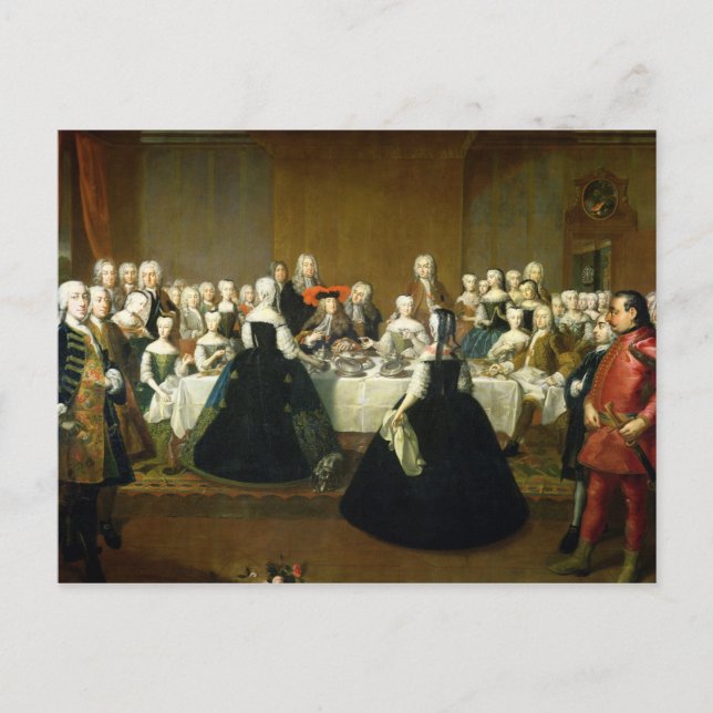 Postal Desayuno boda (Anverso)