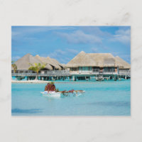 Desayuno estilo Bora Bora en canoa