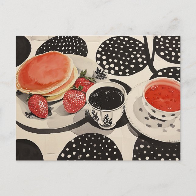 Postal Desayuno matutino (Anverso)