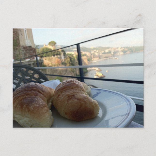 Postal Desayuno Sorrento (Anverso)
