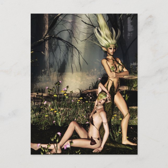 Postal Descanso de los dragones (Anverso)